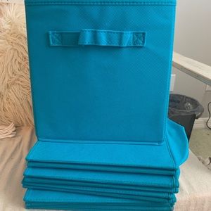 Set of 6 storage boxes